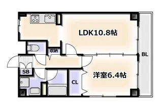 プランドール【2階】の間取り