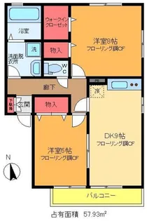 ラミアカーサMA【2階】の間取り