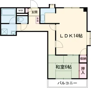 ニューシティセブン【3階】の間取り