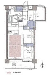 ディームス横濱青木町【5階】の間取り