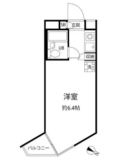 エスポワール中目黒【2階】の間取り
