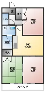 ヴィラージュヨコヤマ【3階】の間取り