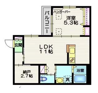 grace・k南荻窪【2階】の間取り