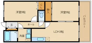 ドムス野中【5階】の間取り