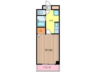 ギャラン文教【7階】の間取り