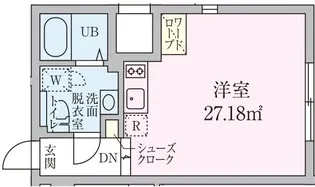 LAPiS西落合【1階】の間取り