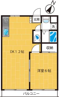 メゾンふじき【3階】の間取り