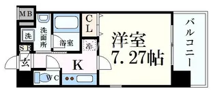 アスヴェル京都西陣【2階】の間取り