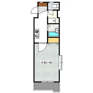 モナティス那古野【6階】の間取り