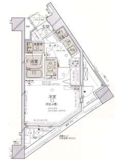 パレステュディオ御茶ノ水【5階】の間取り
