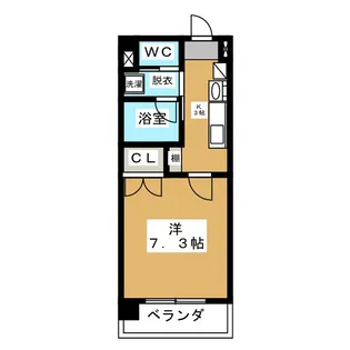アップルコート一社【1階】の間取り