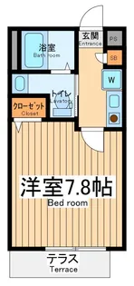 ラ・シャンス【2階】の間取り