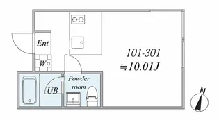 trias311【1階】の間取り