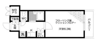 日神パレステージ音羽【6階】の間取り