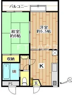 サワーハイム【2階】の間取り