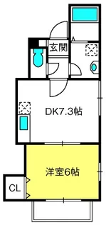 ヒルズベーネ【1階】の間取り