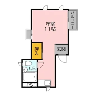 メゾンドサフラン【3階】の間取り