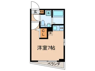 フォルターナ木月【5階】の間取り