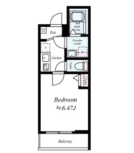 GRADUS京成大久保【1階】の間取り