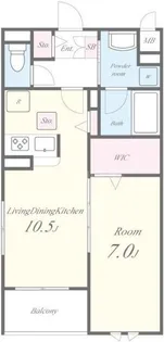 Le SOLEIL(ル・ソレイユ)【3階】の間取り