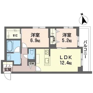 カーサレジオ戸塚【1階】の間取り