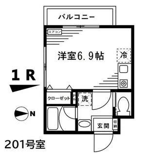 サントワマミー王子神谷【2階】の間取り