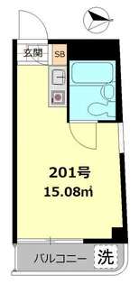 ネオハイシティ渋谷【2階】の間取り