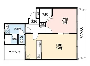 GRAND岡山手【3階】の間取り