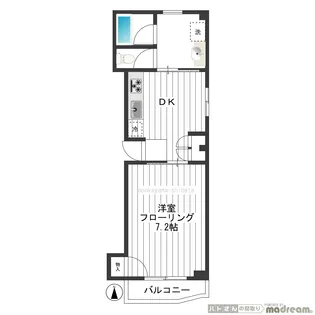 MASSACHUSETTS【2階】の間取り