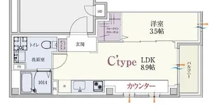 b’CASA Tokyo East【5階】の間取り