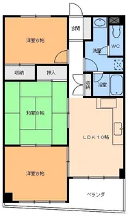 ハウス中一万【2階】の間取り