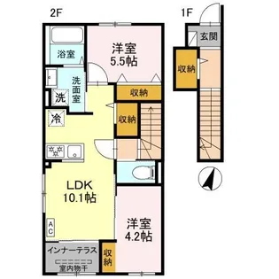 マリーゴールド【2階】の間取り