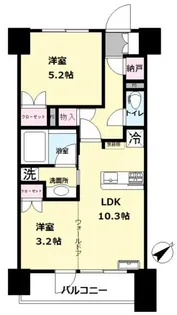プライム川崎【3階】の間取り