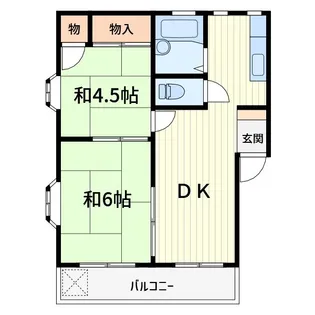 エクセルハイツ前川【2階】の間取り