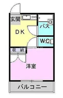 一福荘【2階】の間取り