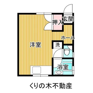 コーポオメガ【1階】の間取り