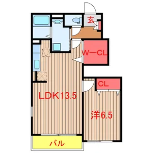フルハウスJ【1階】の間取り