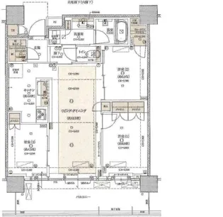 Brillia有明 City Tower(ブリリア有明シティタワー)【5階】の間取り