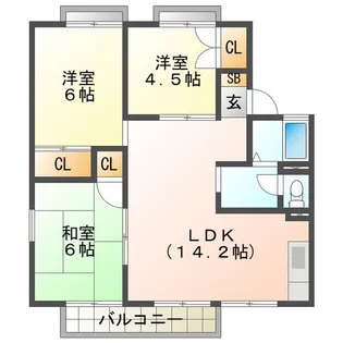 ワイドシャロー【2階】の間取り