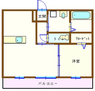 サンフォレスト一の宮【1階】の間取り
