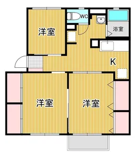 ソファレイトウA棟【1階】の間取り