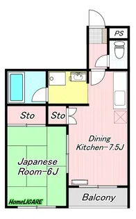第2フレンズマンション【3階】の間取り