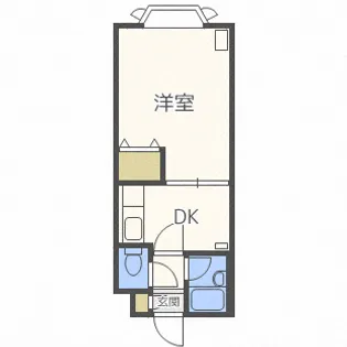 OMレジデンス琴似【3階】の間取り