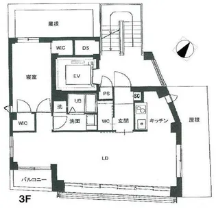 BNS meguro【3階】の間取り