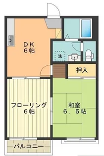 エスティーヌみよしII【2階】の間取り