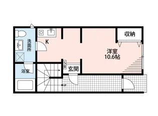 アイティ・ワン【1階】の間取り