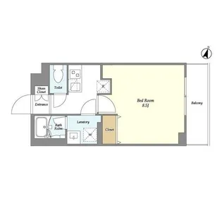 テラスミーレ文京弥生【2階】の間取り