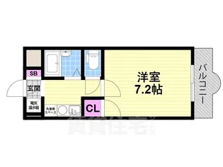GLORY野崎【3階】の間取り