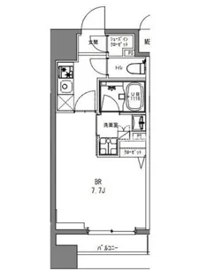 La Douceur秋葉原【7階】の間取り
