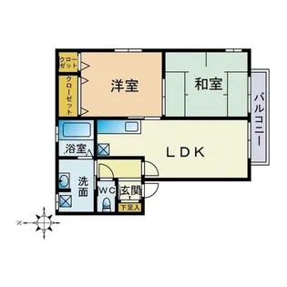 リバティベル【1階】の間取り